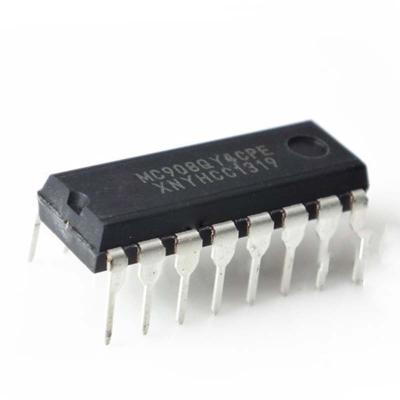 China Through Hole IC Support Original BOM MC908QY4CPE MC68HC908QY4CPE PDIP16 HC08Q MCU 4K 4K FLASH Microcontrollers for sale