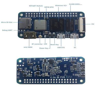 China Banana Pi M2 Quad Core Single Core Zero Board Development Board BPI-M2 Single Zero Computer Allwinner H2+ Same As Raspberry Pi Zero W BPI-M2 Zero for sale