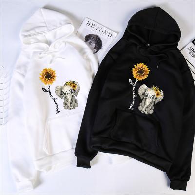 China Antibacterial Women's Long Sleeve Hooded Sweatshirt Casual Printed Hoodie Set Women for sale