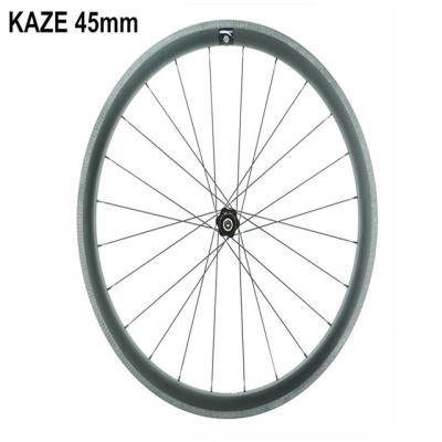 China Road Bikes Road Anvil Tubeless Wheelsets 45mm Deep 26mm Wide, Octogen + ATA Brake Track Design With Great Riding Performance for sale