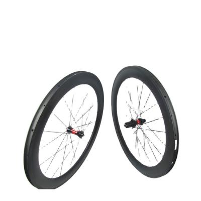 China Road bikes 79mm profile road wheelset full rim brake 700C carbon fiber high quality TT road bicycle wheels t800 for sale