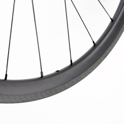 China Road Bikes Farsports 700C Carbon Wheelsets 20H / 24H Carbon Ti Wheelset Carbon Disc Wheel for sale