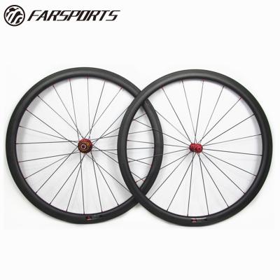 China Full caron Toray 700 451 small carbon anvil wheels 38mm rims, carbon bicycle wheels for kids with straight pull hub, sapim spoke wheels for sale