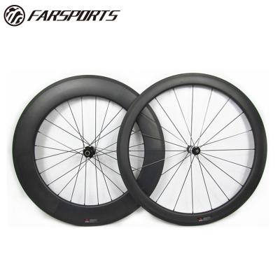 China caron Toray 700 full carbon anvil wheelset 60mm mixed front 88mm rear, 700C full carbon fiber racing bike wheels with ceramic bearings for sale