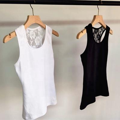 China QUICK DRY Custom Logo Ladies Sexy Cotton Women's Ribbed Tank Top for sale