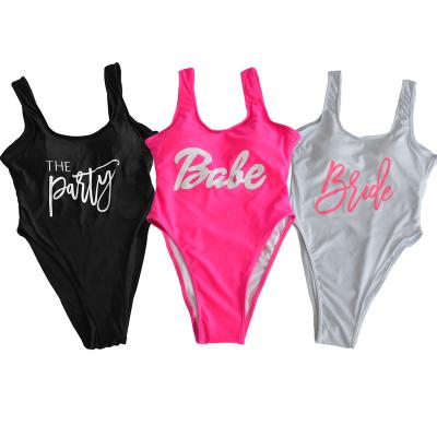 China Custom Made Fitness Swimwear LOGO One Piece Swimsuit Women Anti-UV Hot Selling Swimsuit for sale