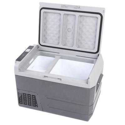 China Wholesale 36 Liter Factory Car Fridge Mini Freezer Cooler Freezer Portable Portable Fridge 12V/24V AC100-240 For Truck Camping Home Use for sale