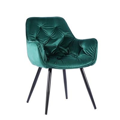 China Modern Upholstered Faux Leather Seat , Beech Wood Chairs Leg Dining Chairs for sale