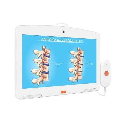 China JCVISION Hard Mount Touch Screen Wall Mount Hospital Patient Care Call Handle Department Poe Android Medical Tablet for sale