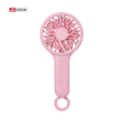 China Customized Design JCVISION Air Cooling Usb Desktop Fan Rechargeable Handheld Travel Desk New Logo Color Portable Mini Battery for sale