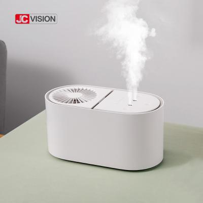 China New Car Styling Portable Smart Power JCVISION Best Battery Operated Humidifiers For Dry Skin Desk Room Company for sale