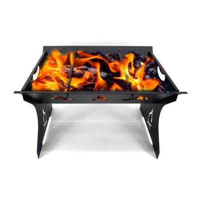 China Professional Stocked Workshop OEM Purchase Wood Burning Fire and Water Bowl Steel Large Automatic Outdoor Charcoal Portable Fire Pit for sale