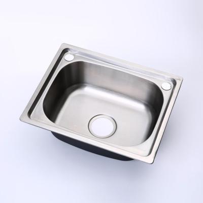 China Without Faucet Chinese Supplier Hot Selling Stainless Steel Large Bowl Single Bowl Kitchen Sink for sale