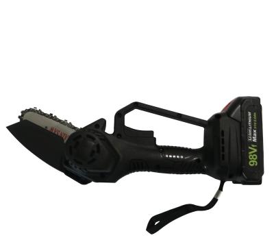 China Wood Saw 4 Inch Mini Hand Chainsaw 21V Battery Electric Chainsaw For Pruning Branches for sale