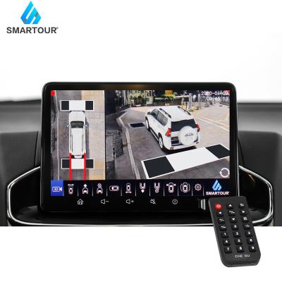 China Smartour 1080P 2K 360 Panoramic 3D Waterproof Camera Reverse Parking Bird View System Car DVR Rear View Camera System Help Recording for sale