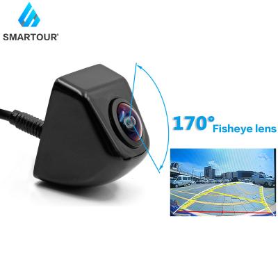 China Smartour Waterproof Automatic Parking Aid Trajectory Intelligent Dynamic Parking Line Car Camera 4 Pin Punch Reverse Backup Aid for sale