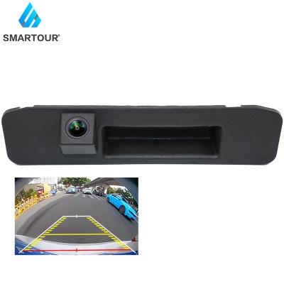 China Night version Smartour Vehicle Dynamics Trajectory Parking Line Car Trunk Handle Rear View Camera For Mercedes Benz C Class CLA W205 2015-2016 for sale