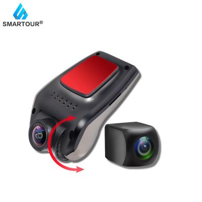 China Night Version Smartour Car USB DVR Camera Android ADAS 1080P Screen Driving Recorder Front and Rear HD Night Visigravity Sensor Dash Cam for sale