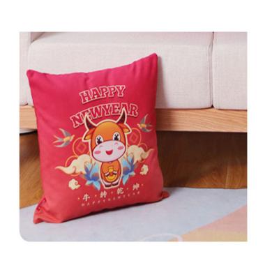 China Anti-Static Largest Home Textile Company Custom Pink Backdrop Outdoor Pillow Case With Hidden Zipper for sale