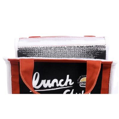 China Wholesale Cheap Custom Promotional Food Waterproof Logo Cake Fashionable Durable Pouch Tote Insulated Non Woven Cooler Bag for sale