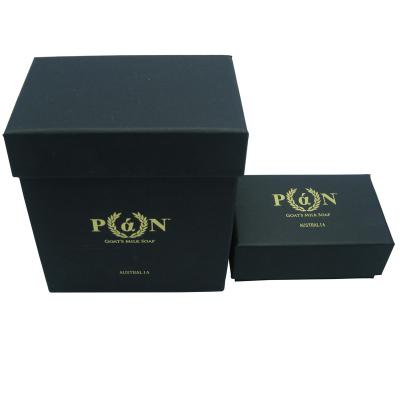 China Handmade Wax Coated Black Corrugated Paper Box With Lid And Bottom Logo Design Custom Shoes Packaging Box for sale