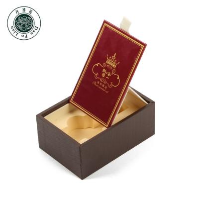 China Small Cardboard Wine Bottle Box CMYK Handmade Custom Print Christmas Miniature Logo Rectangle Alcohol Gift Boxes for sale