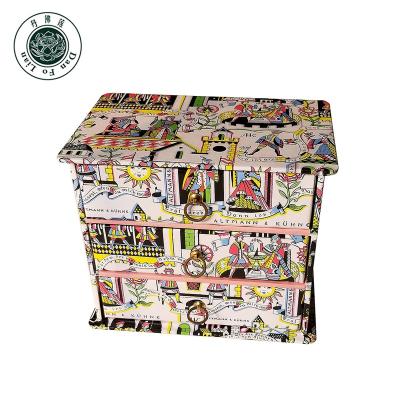 China Customized Handmade Cartoon Design Matchbox Style Gift Box Rigid Panel Boxes 3 Tier Sliding Small Drawer Gift Box for sale