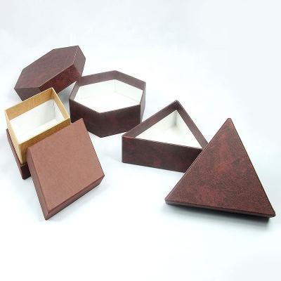 China Handmade Factory Paper Box Custom Packaging Polygonal Gift Boxes Chocolate Boxes for sale