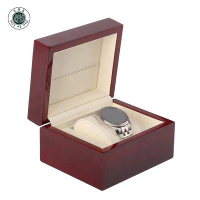 China High Quality Recyclable Polished Boutique To Knock Down Top Antique Wood Gift Boxes Antique Wooden Packaging Boxes For Watch for sale