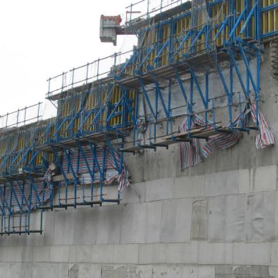 China Dam Protection Wall Single Side Rolling Concrete Climbing Formwork for sale