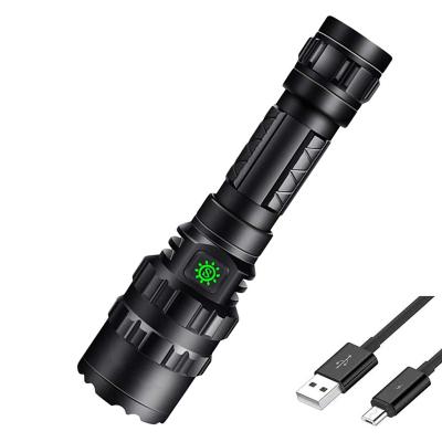 China High Quality Adjustable Led Flashlight Usb Rechargeable High Lumen Modes Emergency Aluminum Alloy Flashlight for sale