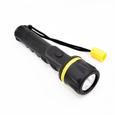 China Intrinsically Safe Emergency 2 AA ProPolymer 150 Lumen LED Battery Operated Flashlight With Yellow Green Red Light for sale