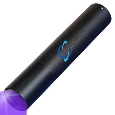 China ZWB2 Black UV Filter 365nm USB LED Fungus UV Torch Flashlight Emergency 5w Ultraviolet Pet Detection Torch for sale