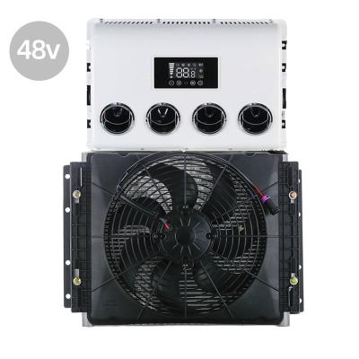 China Car Air Conditioner System 48V Hidden Parking Air Conditioning DC Frequency Conversion Suitable For Special RV for sale