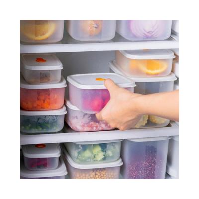 China Home Organizer Plastic Airtight Freshness Keeping Wholesale Kitchen Food Crisper 6 Pieces Food Storage and Container Sets with Lid for sale