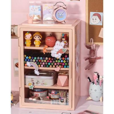 China High Quality Minimalist Multi Clear Drawer Desk Stationery Organizer Acrylic Cosmetic Storage Box Makeup Organizer for sale