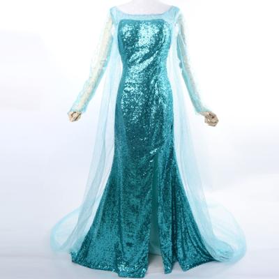 China Wholesale Frozen Anna elsa Dress costumes adult princess snow queen halloween Christmas for sale