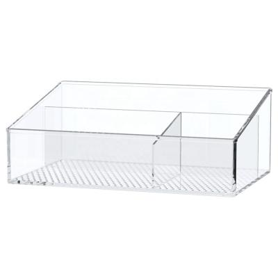 China Viable High Quality Clear Transparent Multifunctional Storage Box Makeup Plastic Organizer for sale