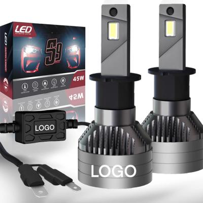 China Manufacturer 6V 12V 12000LM 20000LM 45W 55W 65W 880 881 h1 h3 led auto headlight bulbs universal for sale