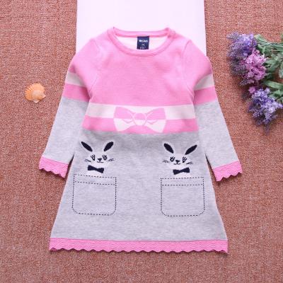 China 2016 Anti-Shrinkage Children Hand Knitted Dress Designs Sweater With Chain China Online Store for sale