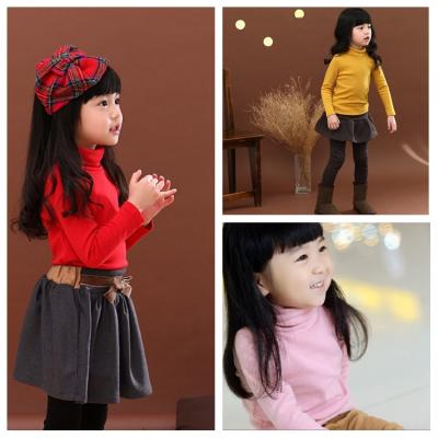 China Wholesale Anti-pilling New Products Korea Clothing Kids Blank Blouses Plain Top for sale