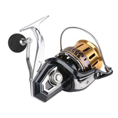 China Aluminum Alloy HaiYue Fishing Reel Bearing Long Casting Spinning Tackle Fb8000 Fb10000 Fb12000 5+1bb Handle Replacement Fishing Wheel for sale