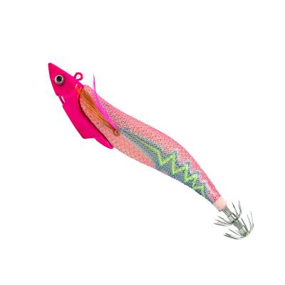 China Wooden Snap Lure Wholesale High Quality Fishing Lures 40G/130MM Wooden Jigging Hook Artificial Shrimp for sale