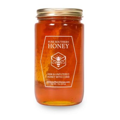 China Oneco's High Quality Wildflower Honey With Honey Comb Rich in Nutrients Non-GMO 50MT/Day for sale