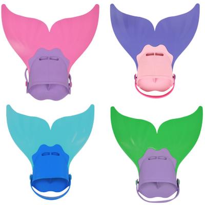 China Silicone Kids Swim Mono Fins Mermaid Fins for sale