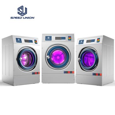 China 304 Stainless Steel Inverter High Spin Automatic Commercial Washing Machine for sale