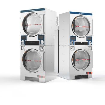 China Self Service Type Bargain Price Stainless Steel Self Service Double Stack Dryer for sale