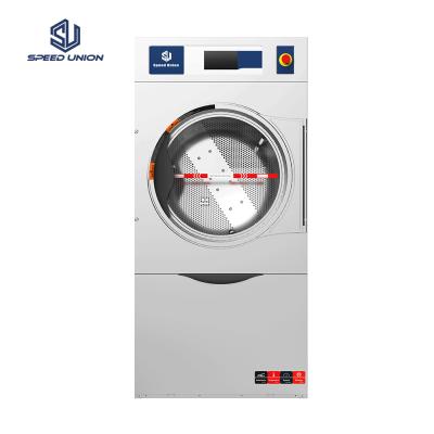 China Hotel.factory .laundry hospital stable stainless steel laundry equipment single layer coin operated dryer for sale