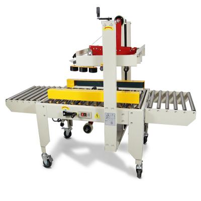 China Food carton box machine sealing semi automatic carton box sealing and taping packing machine for sale