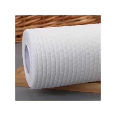 China Non Woven Disposable Absorbent Kitchen Towels Stocked Towel Cleaning Cloth Nek027 for sale